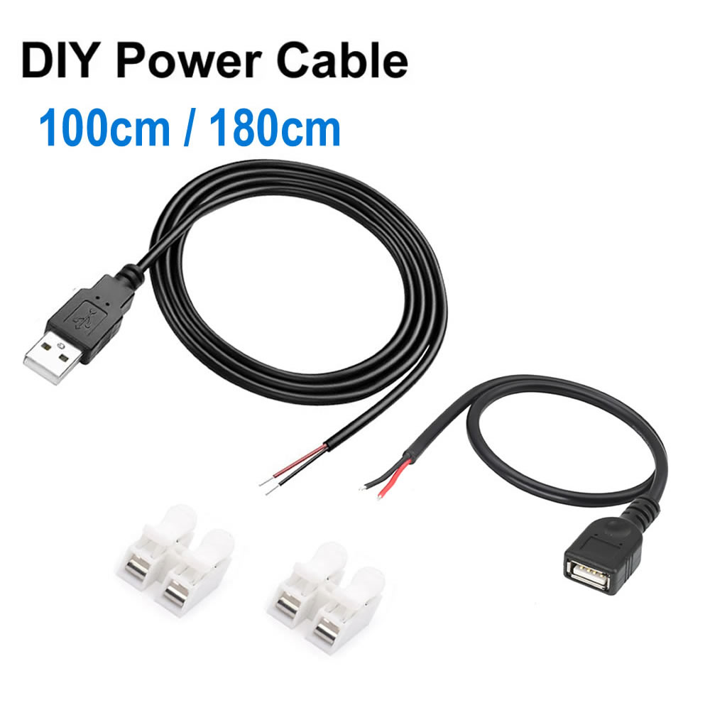 Electronics Repair Gadgets - DC 2 Pin USB Güç Kablosu