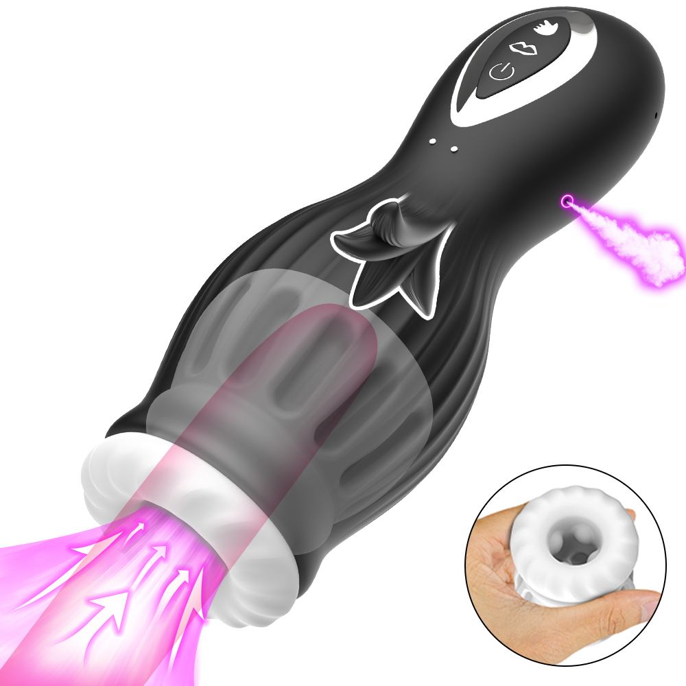 Electronics Gadgets For Women - Otomatik emme dil yalama erkek Masturbators