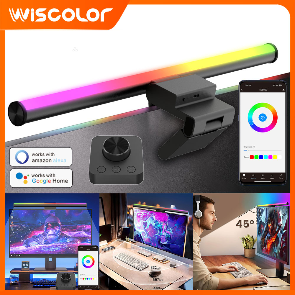 Rgb Desk Lamp Smart - RGB Akıllı Wifi Monitör Işık Çubuğu