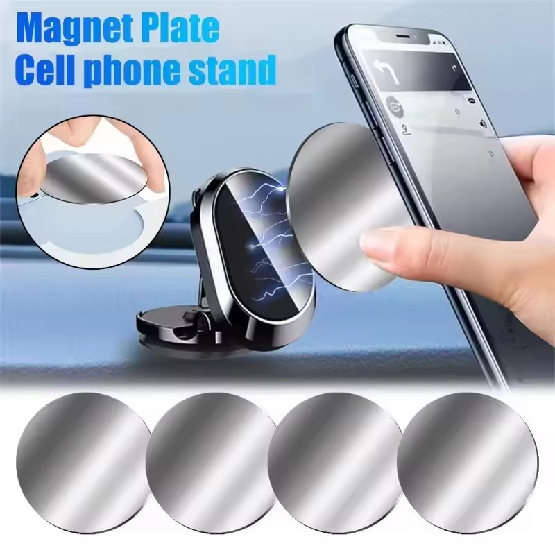 Useful Electronic Gadgets - 50/1 adet Metal plaka disk mıknatıslı