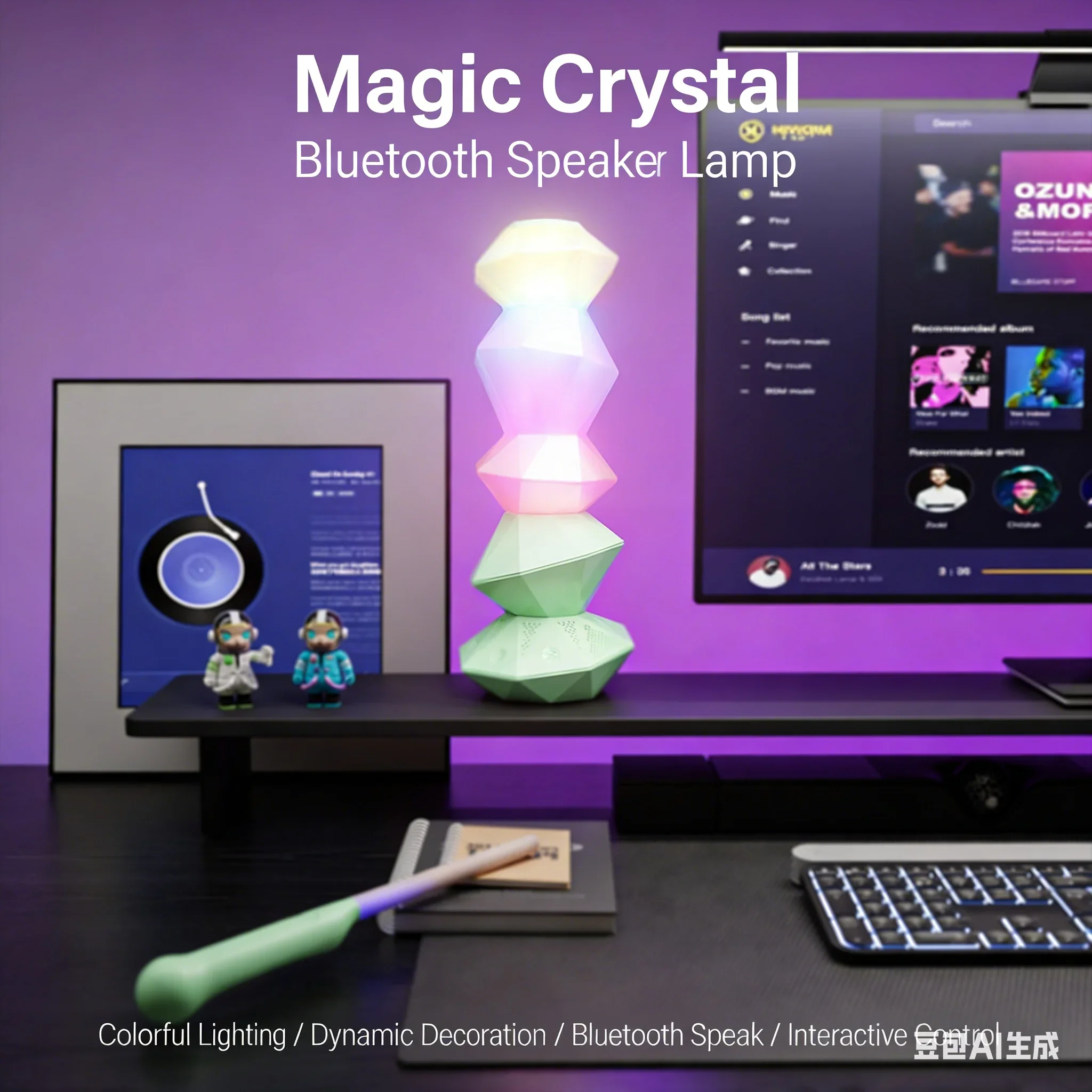 Yeni Yaratıcı Akıllı Bluetooth - Rgb Desk Lamp Smart incelemesi ve fiyatı