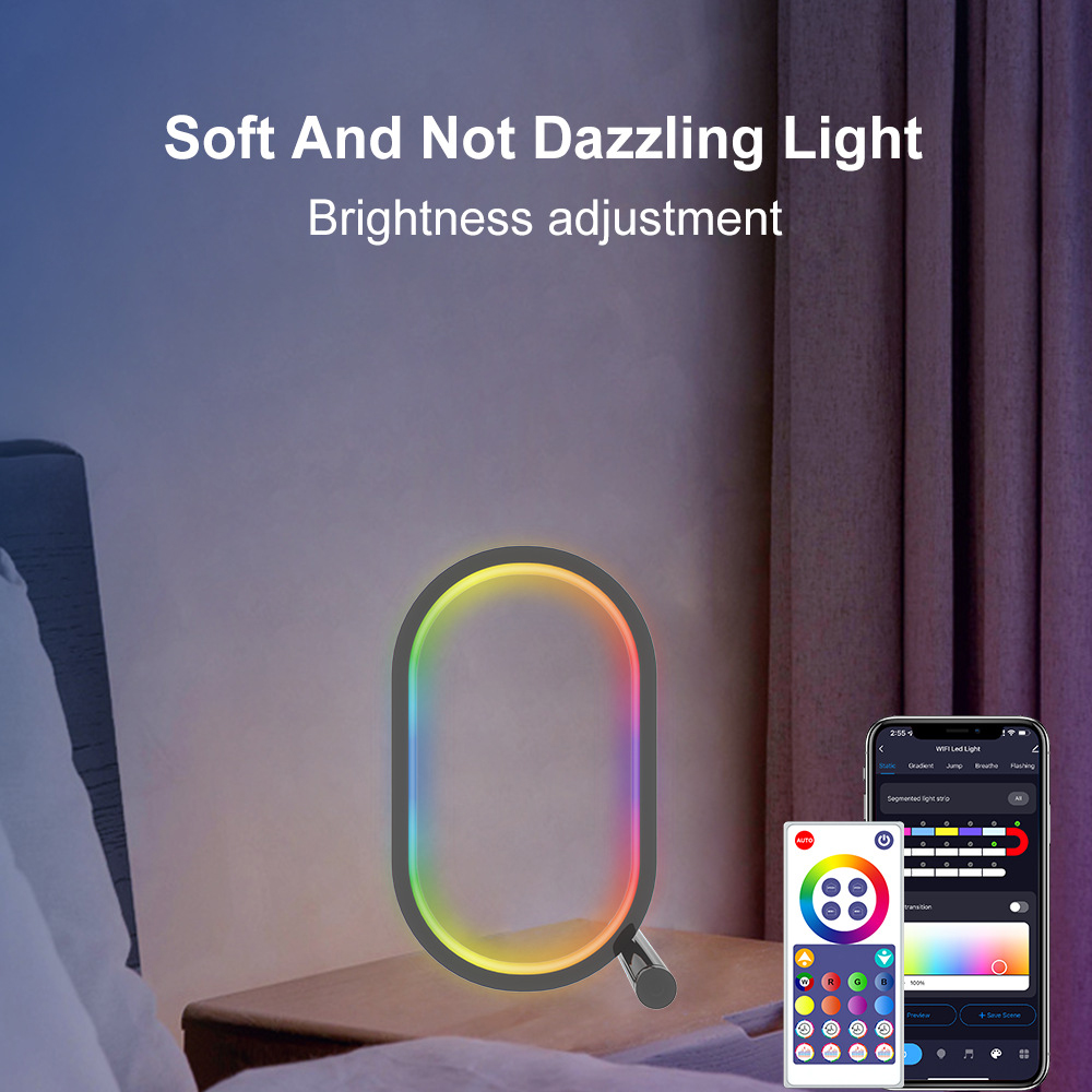 Akıllı WIFI APP yaratıcı masa  - Rgb Desk Lamp Smart incelemesi ve fiyatı