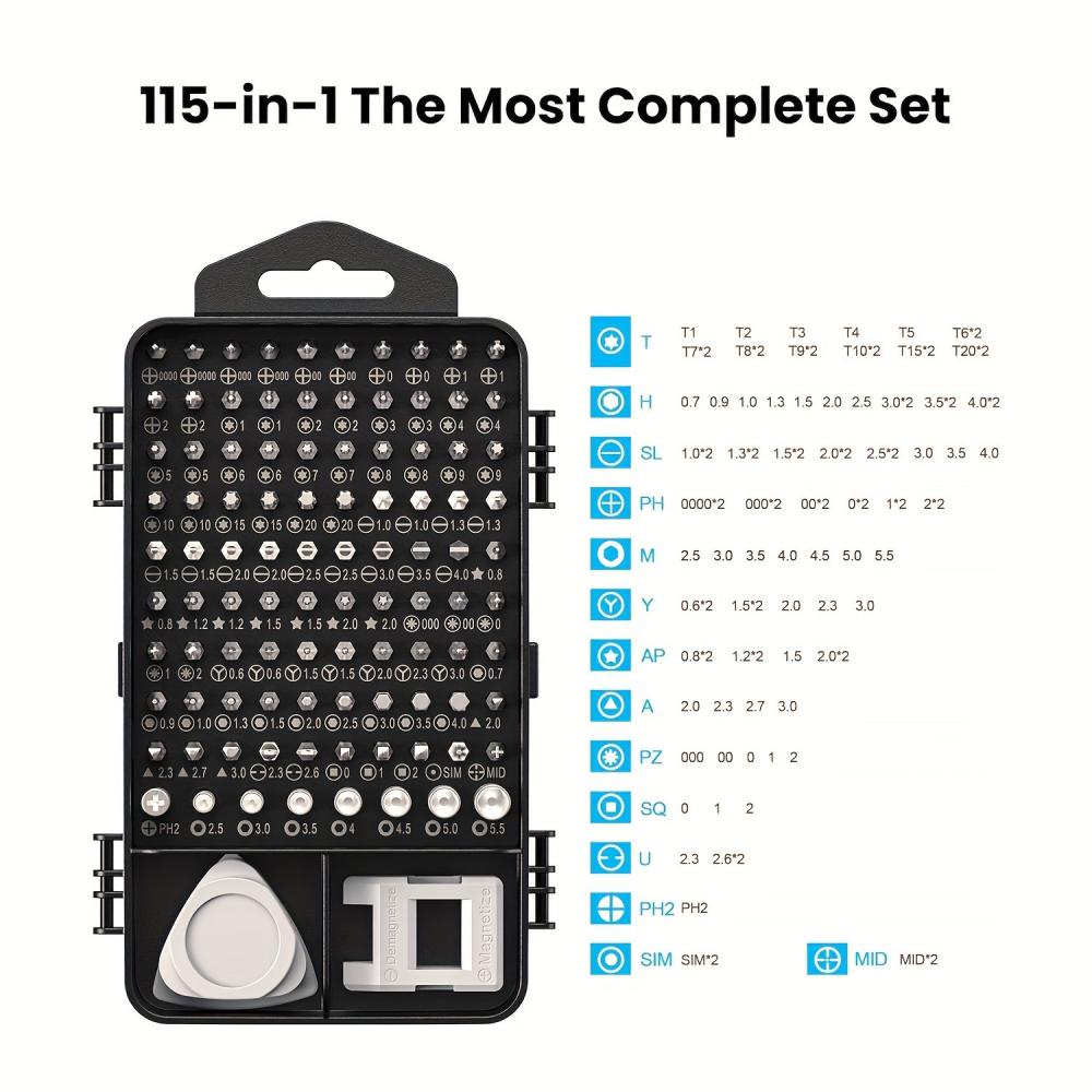 115'i 1 Arada Hassas Tornavida - Electronics Repair Gadgets incelemesi ve fiyatı