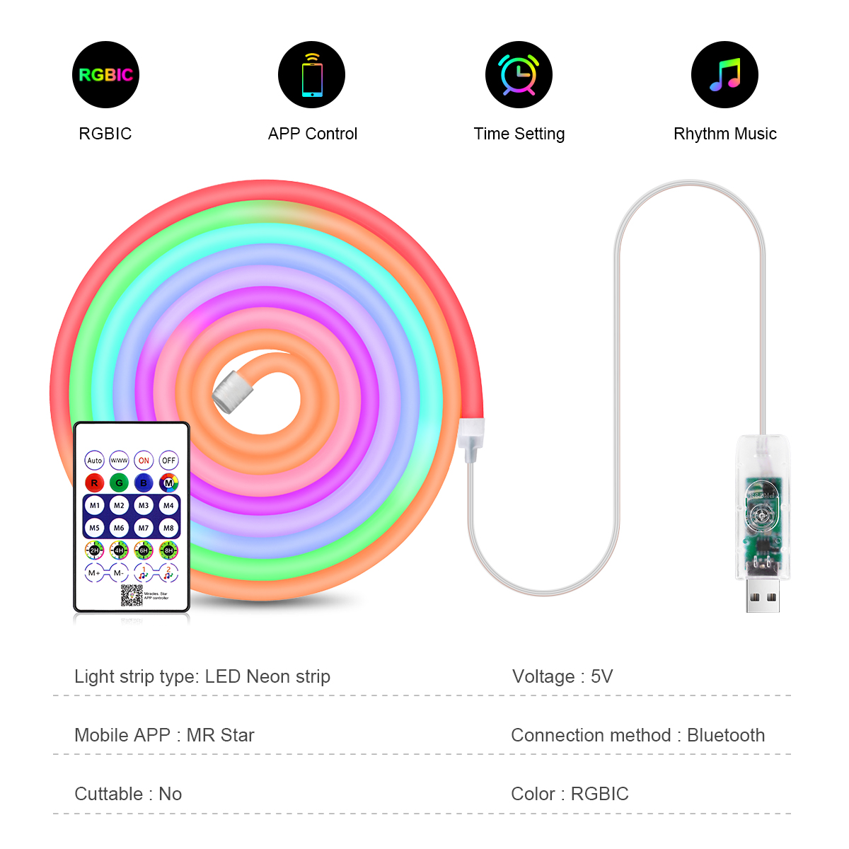 Akıllı Bluetooth Renkli RGB LE - Rgb Desk Lamp Smart incelemesi ve fiyatı