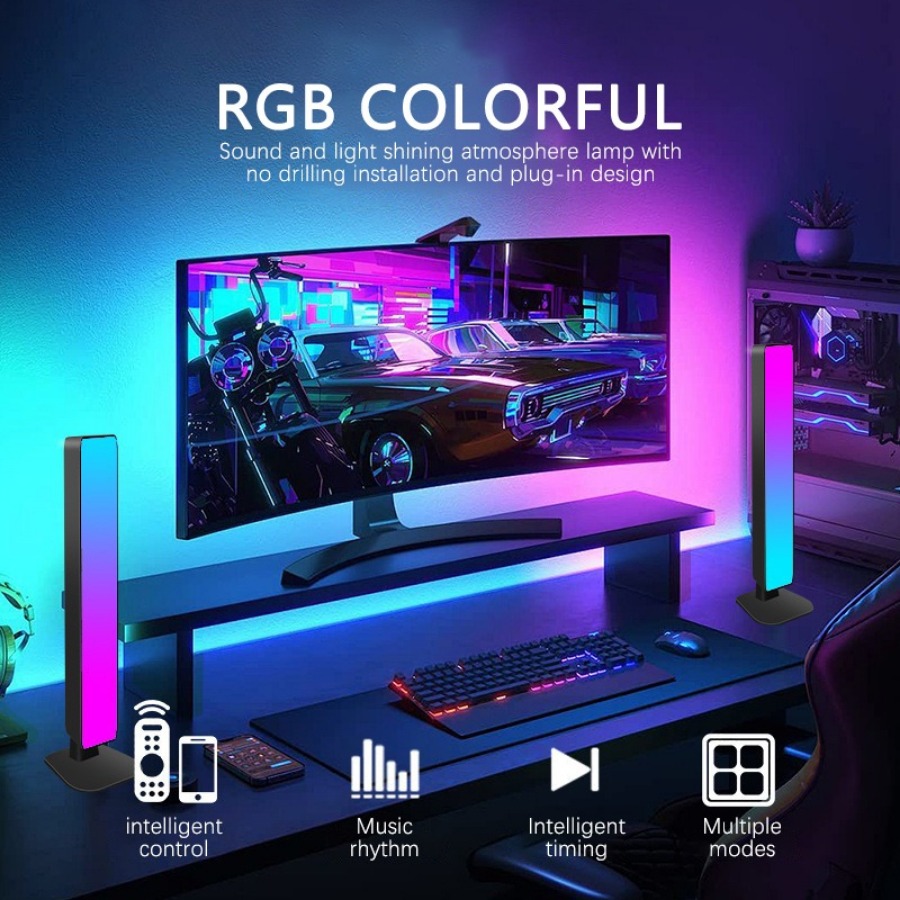 Akıllı Tuya RGB Oyun Atmosfer  - Rgb Desk Lamp Smart incelemesi ve fiyatı